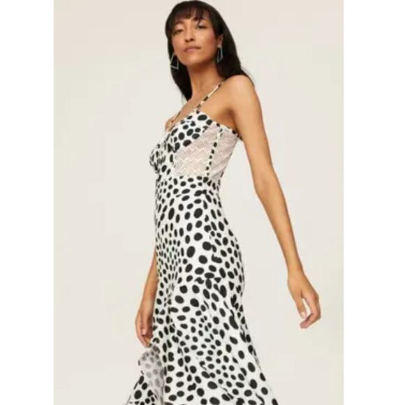 PatBO BOSSA LACE TRIM CORSET MAXI DRESS Size 4 S - Picture 3 of 9